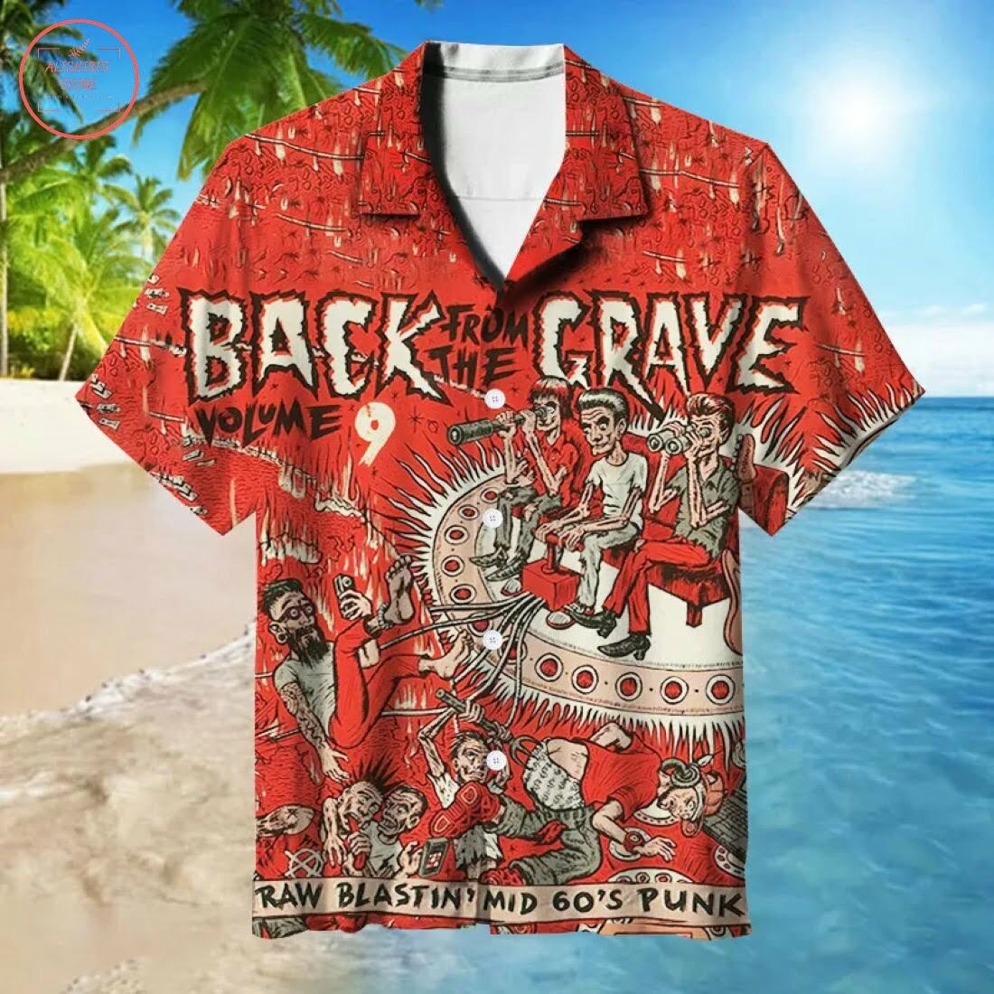 60s Punk Garage Rock Hawaiian Shirt 