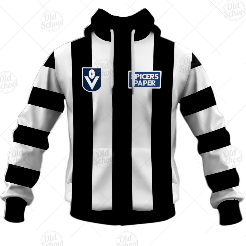 AFL Collingwood Magpies Custom Name Number  Guernsey Pullover Shirt