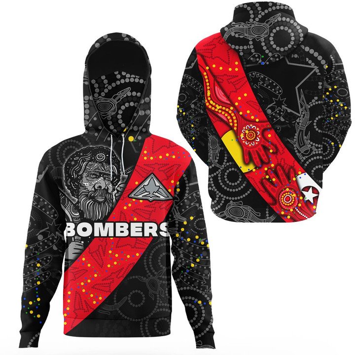 AFL Essendon Bombers Morden Art Style Pullover Shirt
