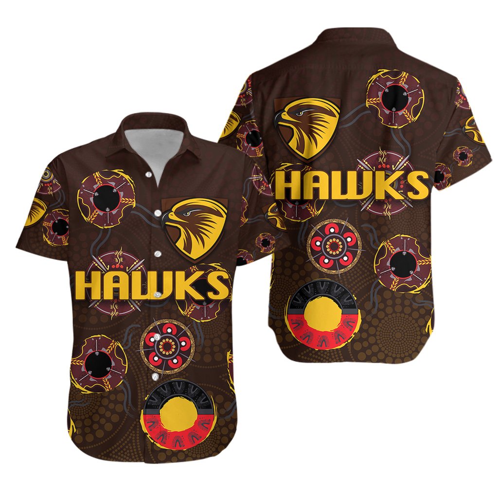 AFL Hawthorn Hawks Custom Name Sport Style Hey Dude Shoes