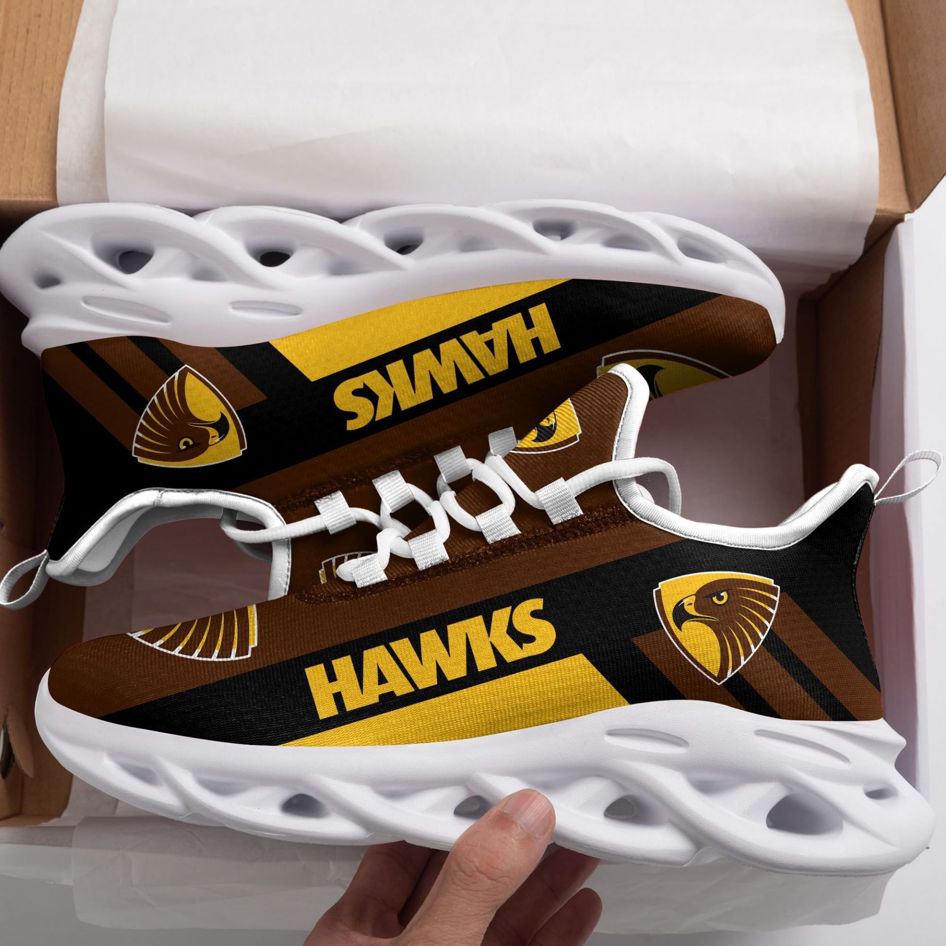 AFL Hawthorn Hawks Indigenous Car Seat Covers
