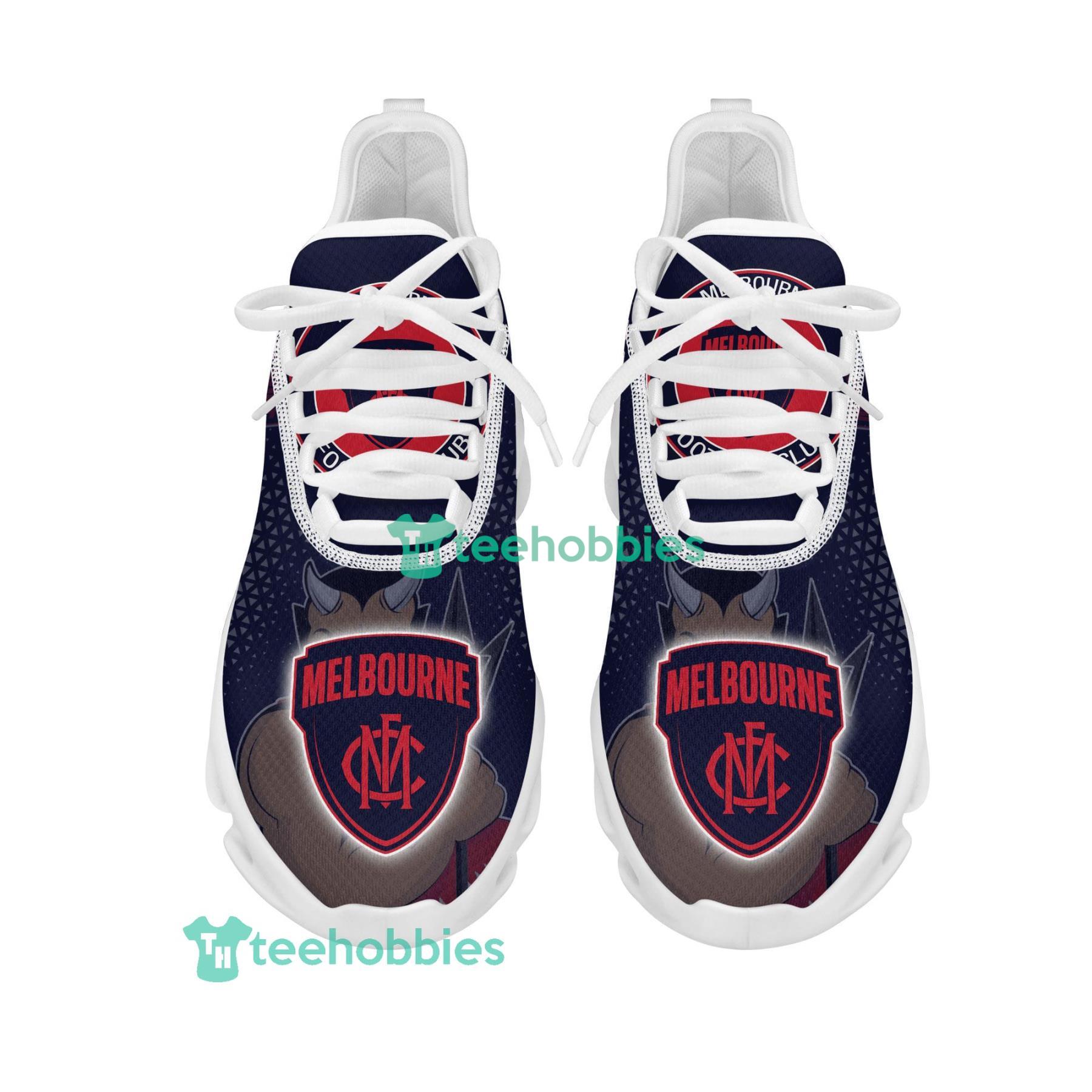 AFL Melbourne Demons Custom Name Black Red Max Soul Shoes