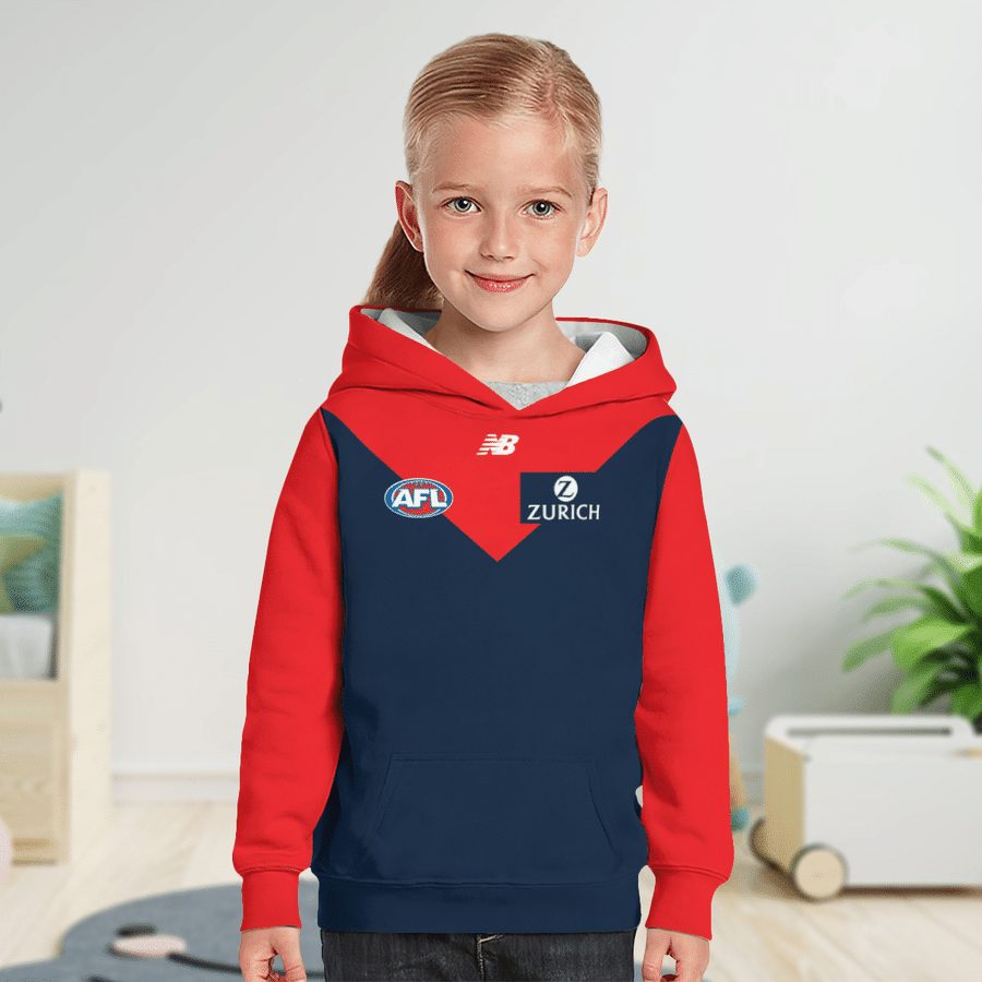 AFL Melbourne Demons Custom Name Number  Home Guernsey  Pullover Shirt