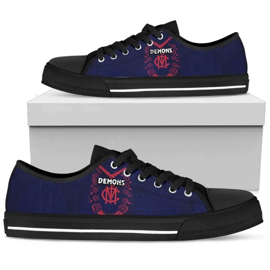 AFL Melbourne Demons Low Top Shoes