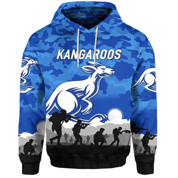 AFL North Melbourne Kangaroos AC/DC Mix Custom Name Number  Home Guernsey Pullover Shirt