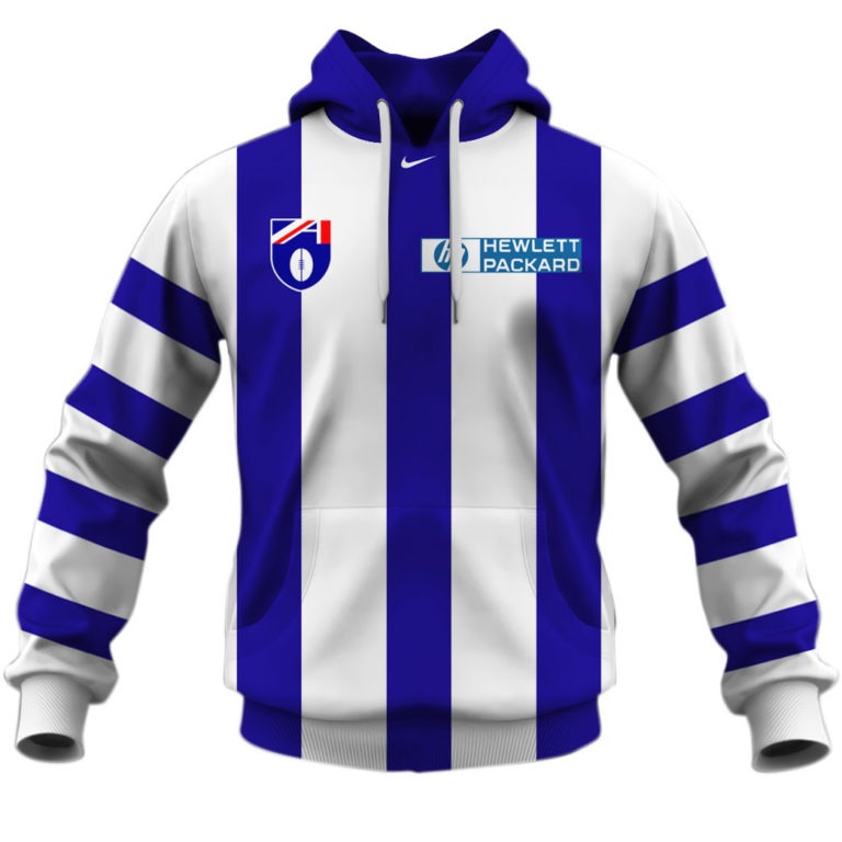 AFL North Melbourne Kangaroos Custom Name Number  Home Guernsey Pullover Shirt