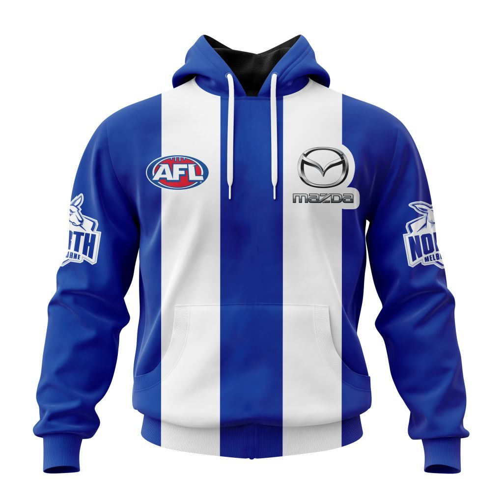 AFL North Melbourne Kangaroos Custom Name Number  Clash Guernsey Pullover Shirt