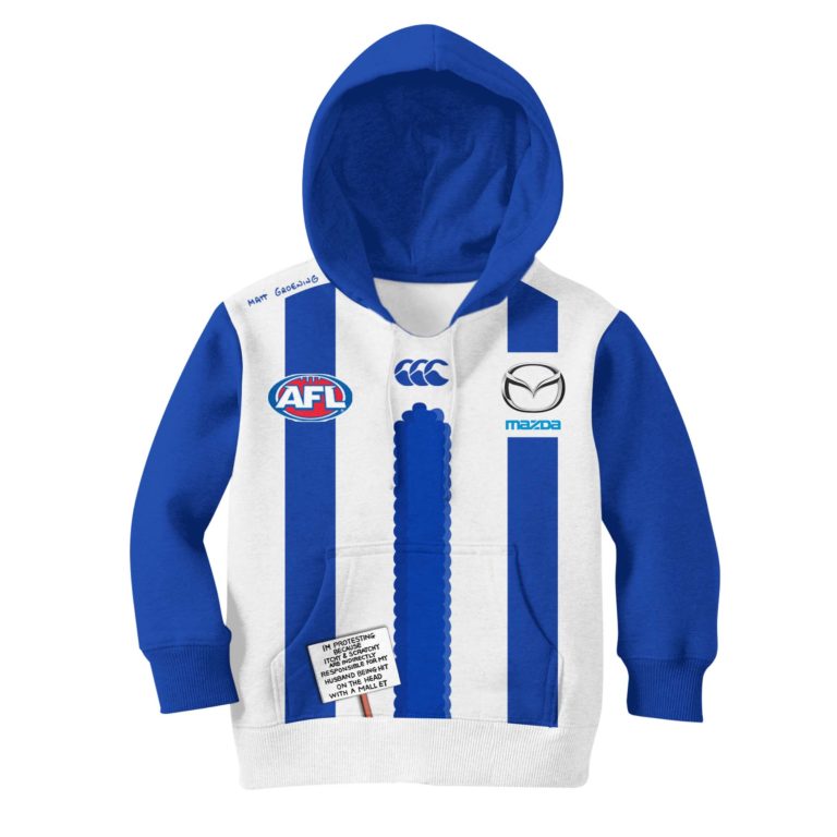 AFL North Melbourne Kangaroos Custom Name Number Special  NAIDOC Pullover Shirt