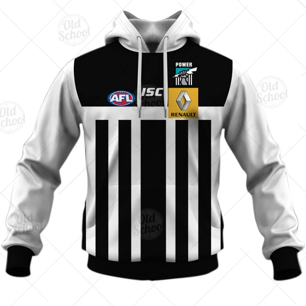 AFL Port Adelaide Custom Name Number  Clash Guernsey Pullover Shirt