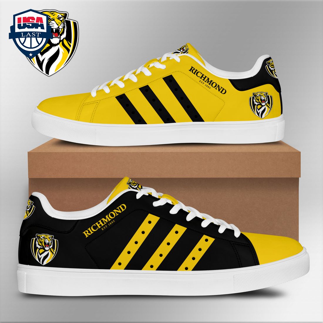 AFL Richmond Tigers Black Max Soul Shoes