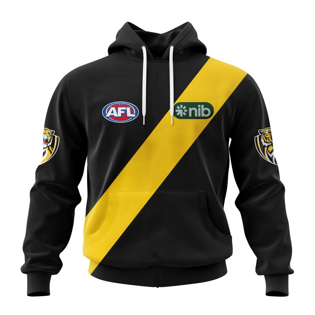 AFL Richmond Tigers Custom Name Number  Clash Guernsey Pullover Shirt