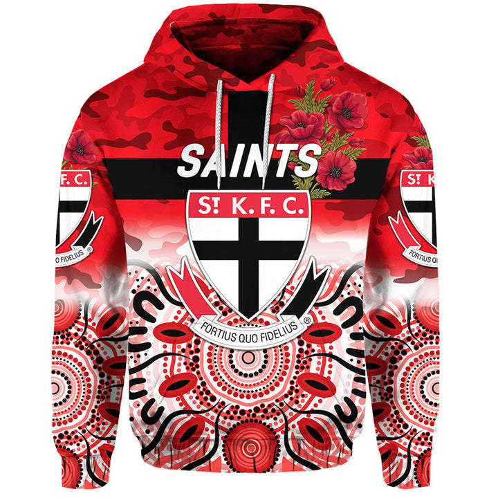 AFL St Kilda Saints ANZAC Day Indigenous Pullover Shirt