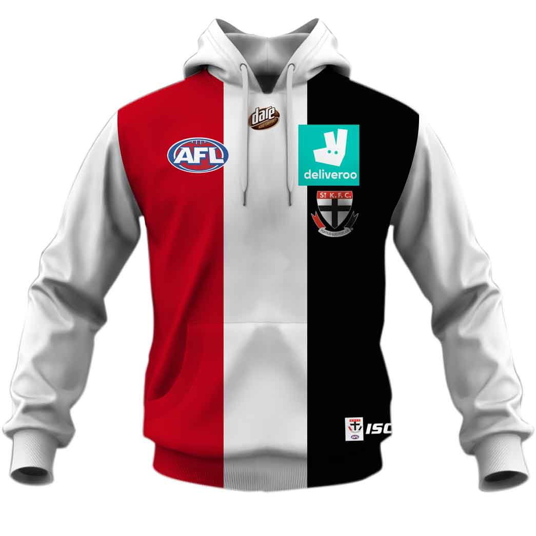 AFL St Kilda Saints Custom Name Number  Home Guernsey Pullover Shirt