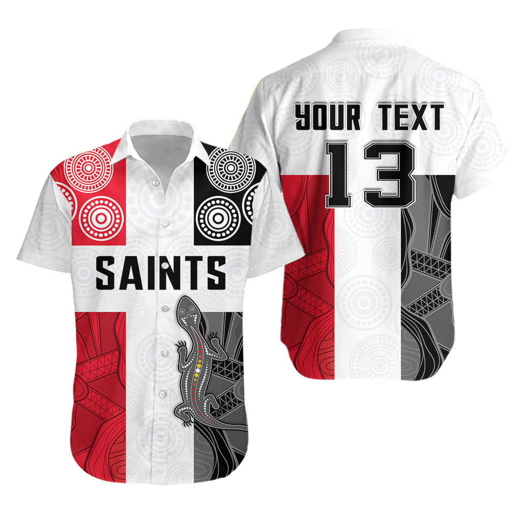 AFL St Kilda Saints Custom Name Number  Special NAIDOC Pullover Shirt