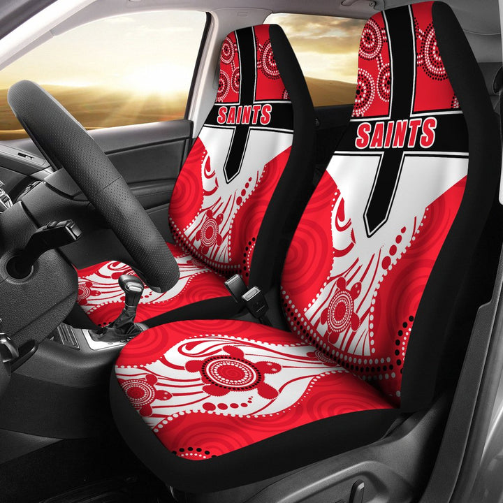 AFL St Kilda Saints Indigenous Car Seat Covers V2