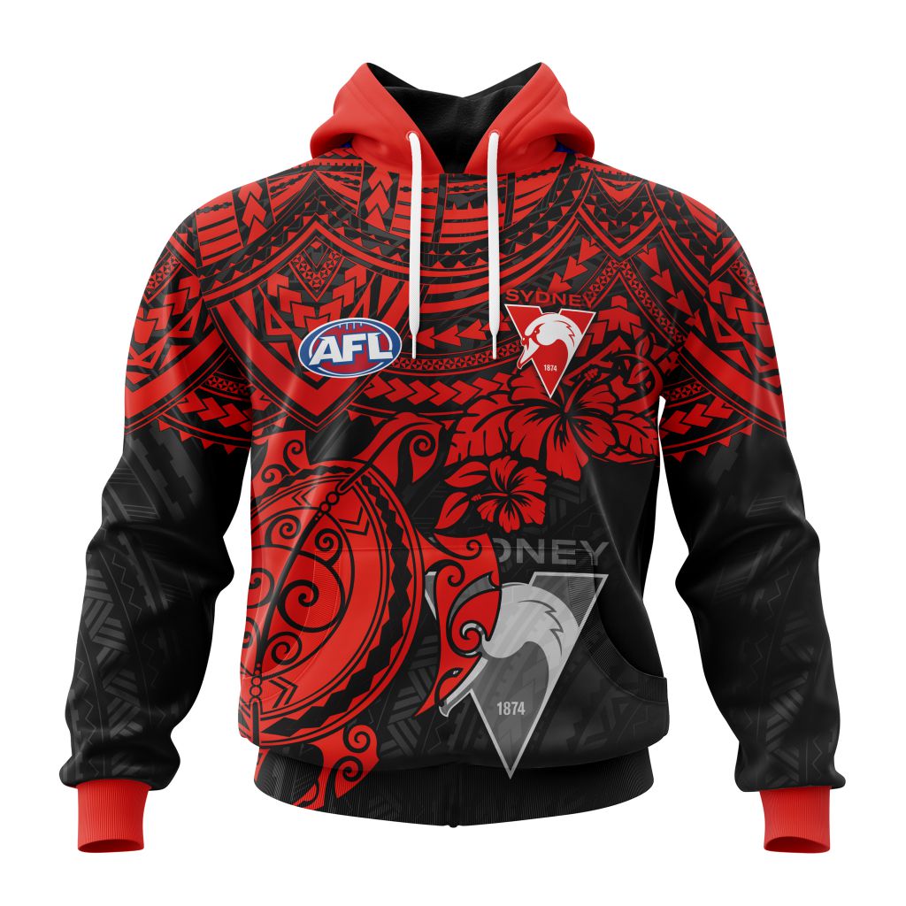 AFL Sydney Swans Custom Name Number Autism Awareness Pullover Shirt