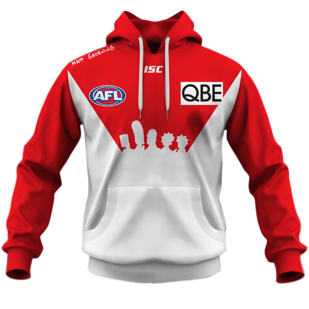 AFL Sydney Swans Custom Text ANZAC Day Indigenous Hawaiian Shirt