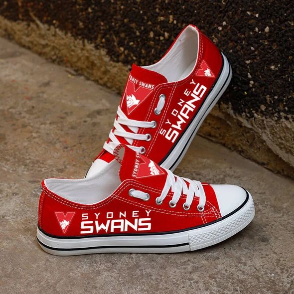 AFL Sydney Swans Low Top Shoes