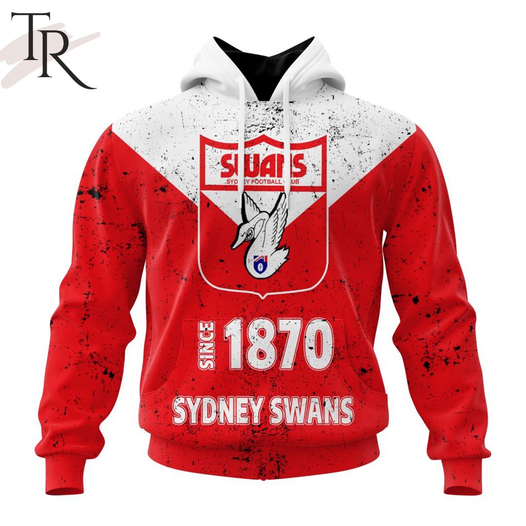 AFL Western Bulldogs Special Retro Heritage Design Hoodie