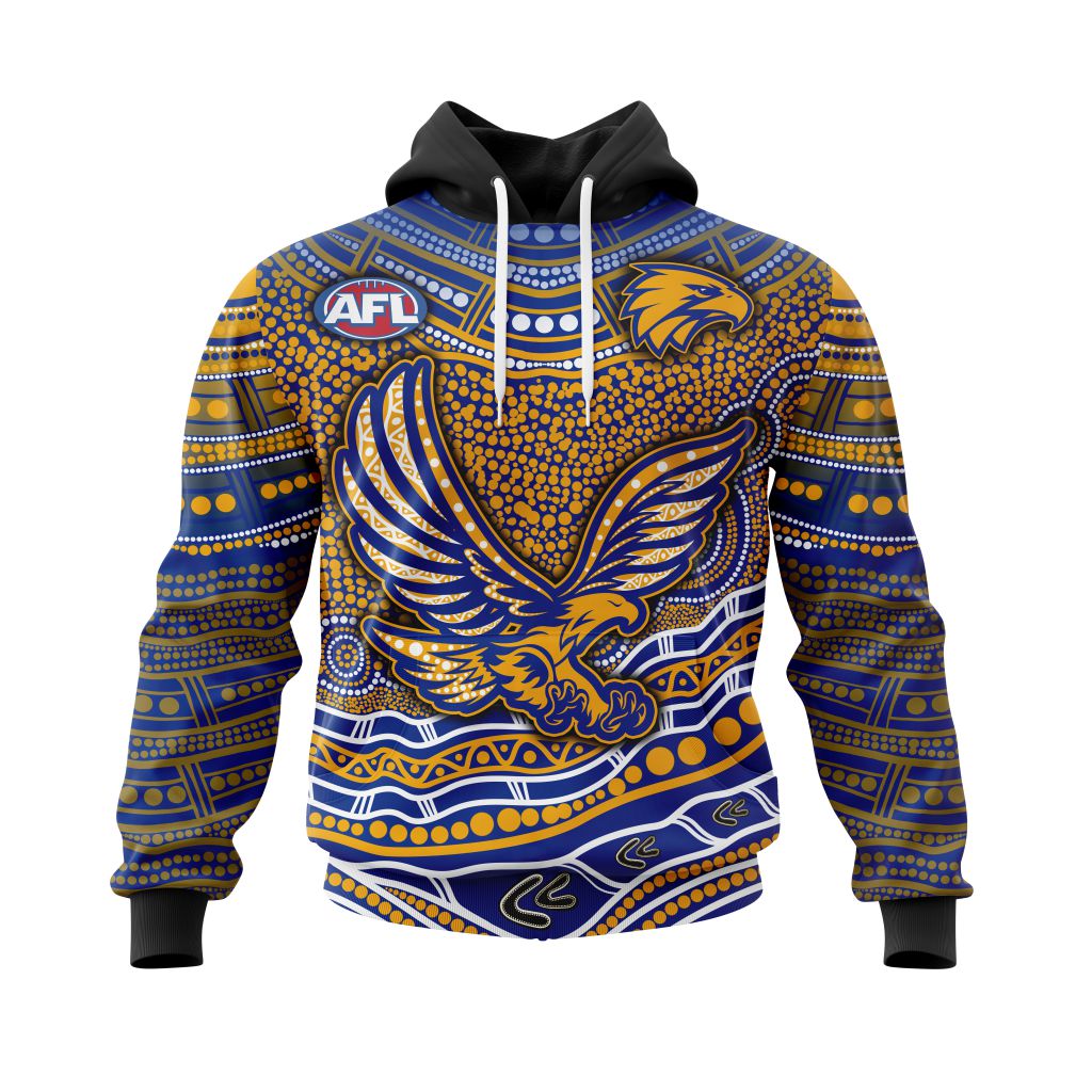 AFL West Coast Eagles Custom Name Number Spiderman  Guernsey  Pullover Shirt