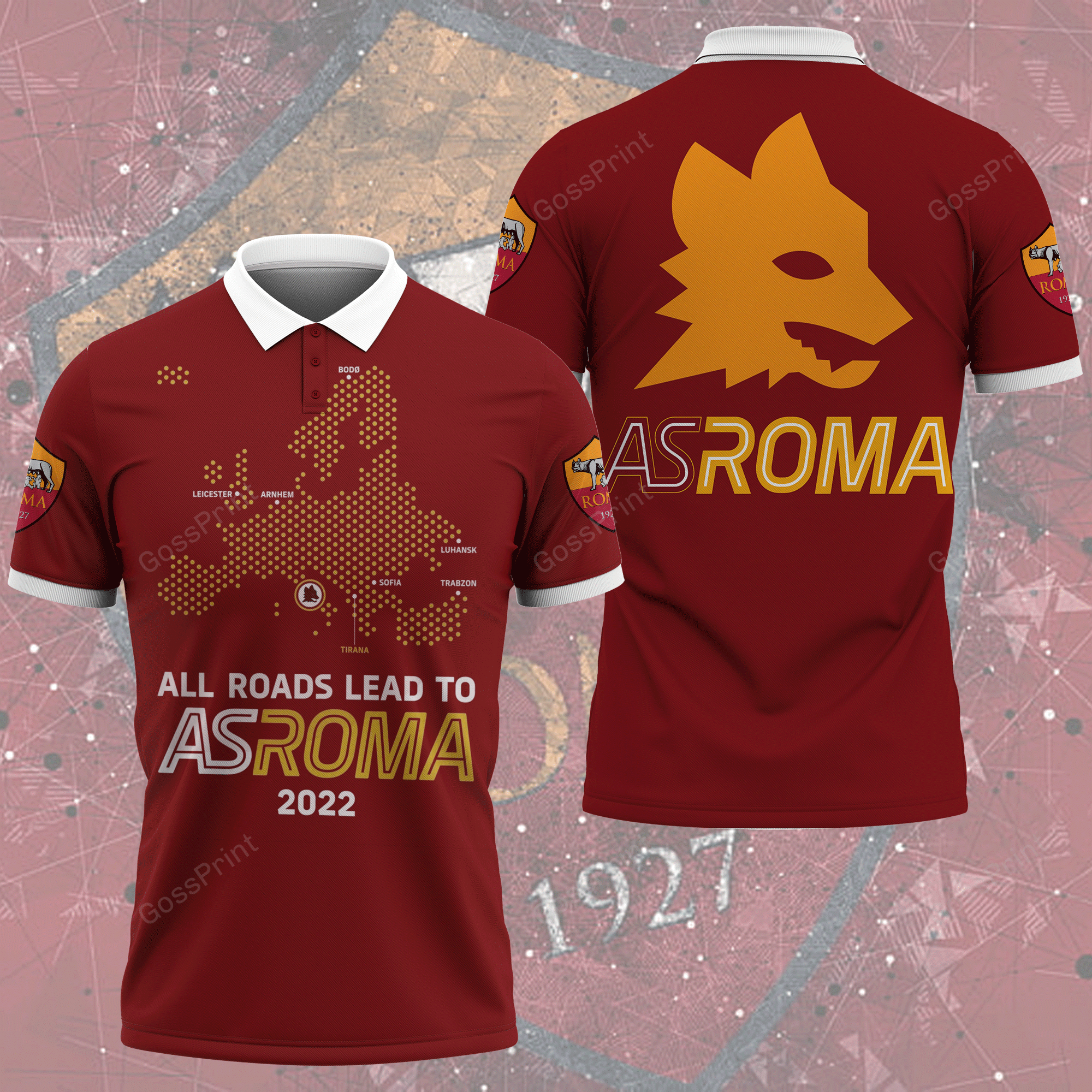 AS ROMA Polo Shirt Ver 3 