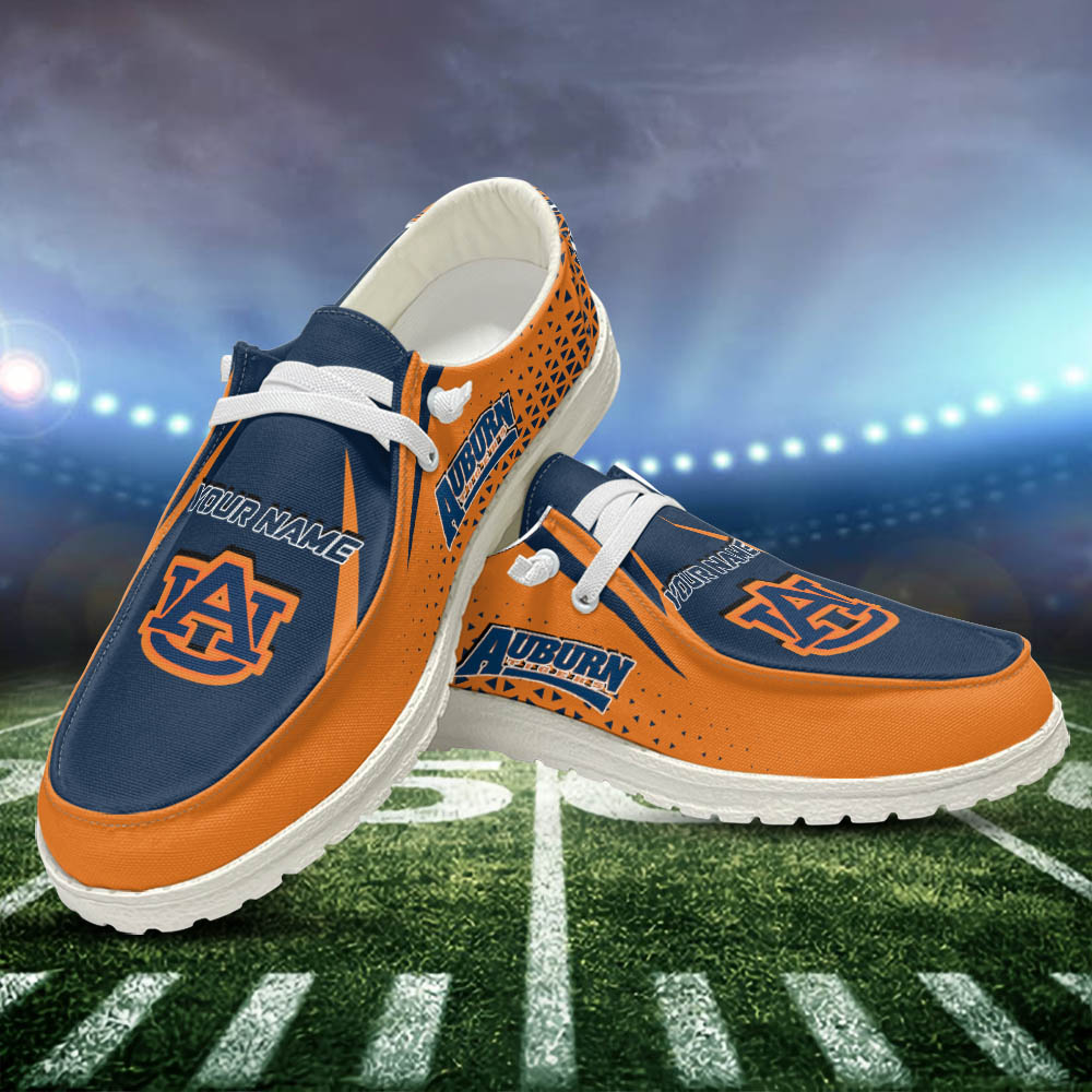 Auburn Tigers Personalized H-D Sports Shoes - Custom Name Design   
