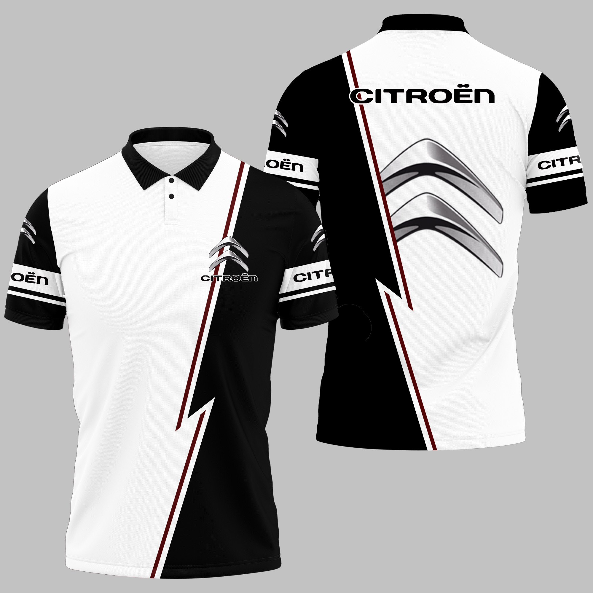 Citroen Polo Shirt 3D Printed Ver 12 
