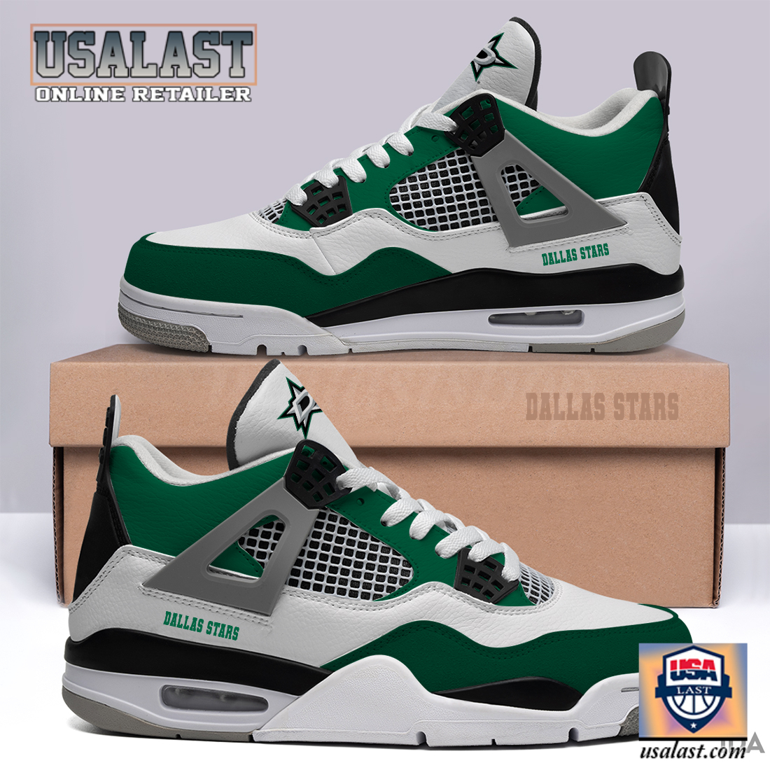 HOT Dallas Cowboys Personalized Air Jordan 4 Shoes