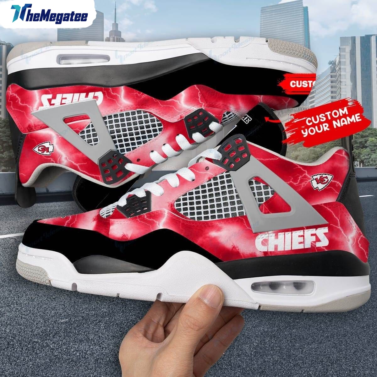 Las Vegas Raiders Camo Personalized Air Jordan 4 Shoes 