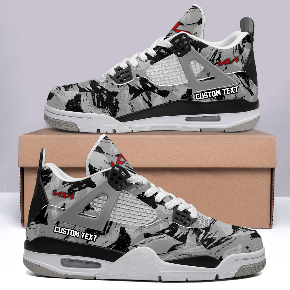 Jaguar Cars Air Jordan 4 Sneakers , Running Shoes Custom 