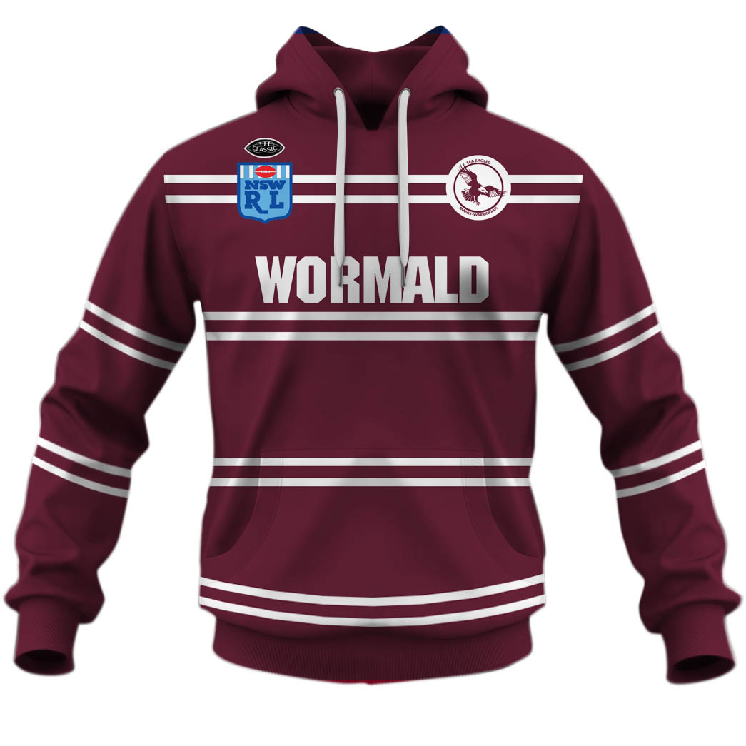 Personalize name Sydney Rooster NRL 1980s Home 