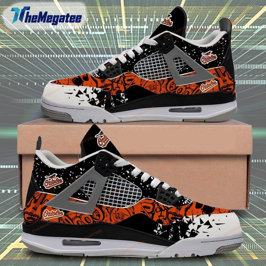 MLB Chicago Cubs Logo Design Air Jordan 4 Sneakers 