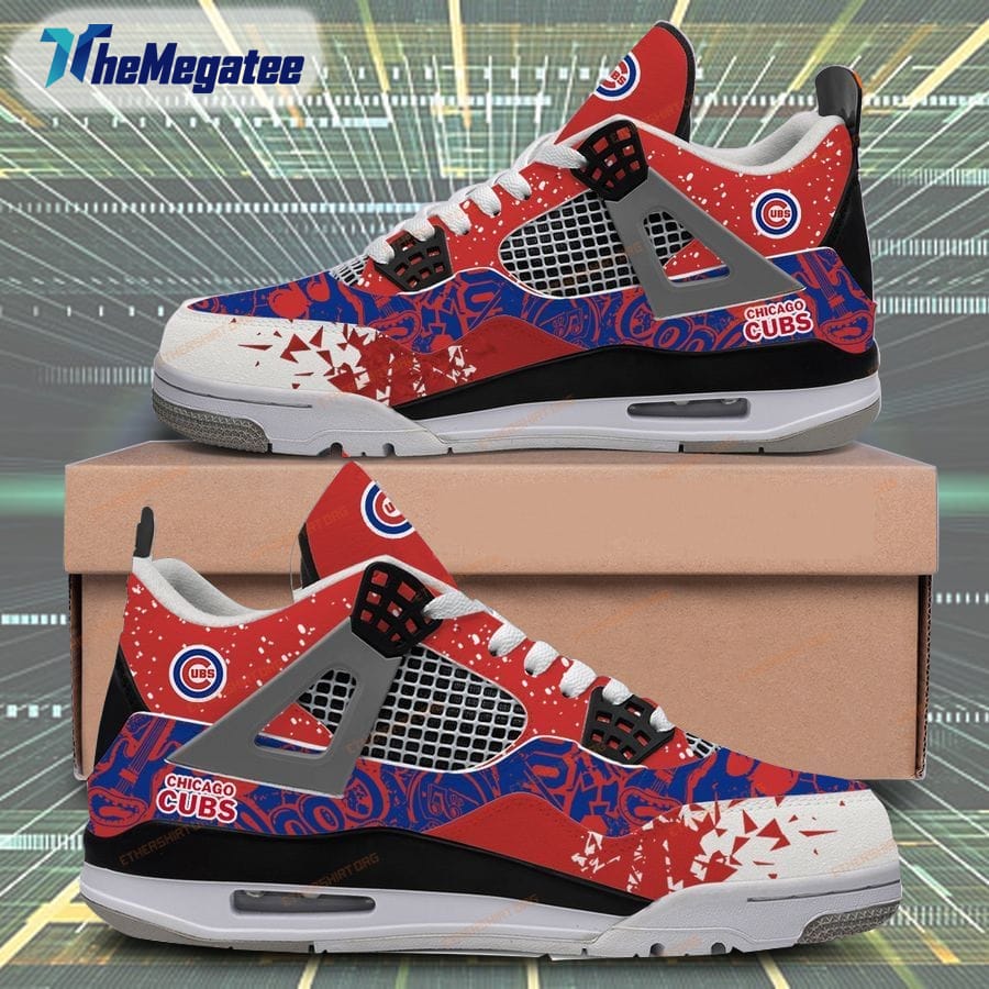 MLB Colorado Rockies Logo Design Air Jordan 4 Sneakers 