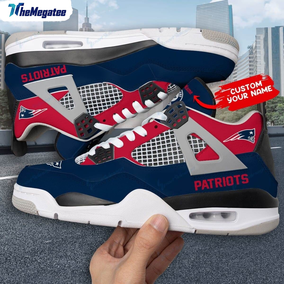 MLB Seattle Mariners Logo Design Air Jordan 4 Sneakers 