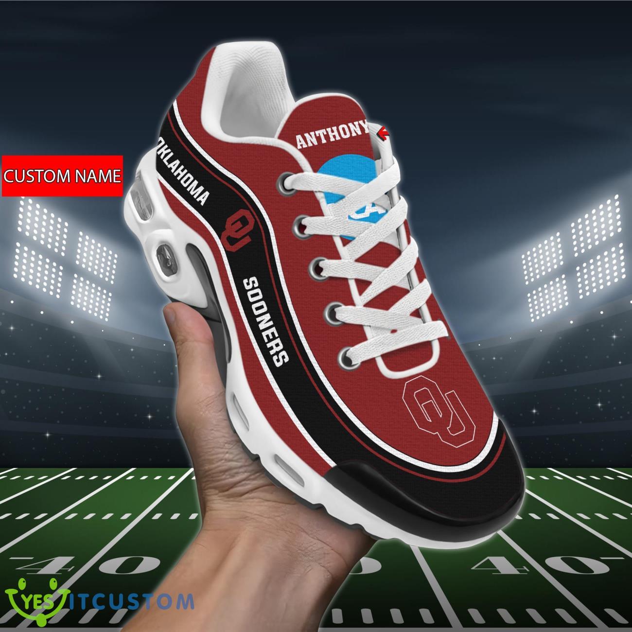 Nebraska Cornhuskers NCAA Personalized Name Air Cushion Sports Shoes Sneaker KLTNS220367 