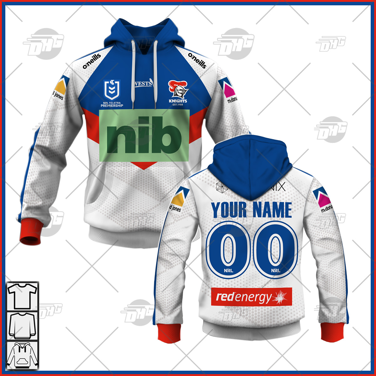 Personalise NRL New Zealand Warriors 2022 Home 