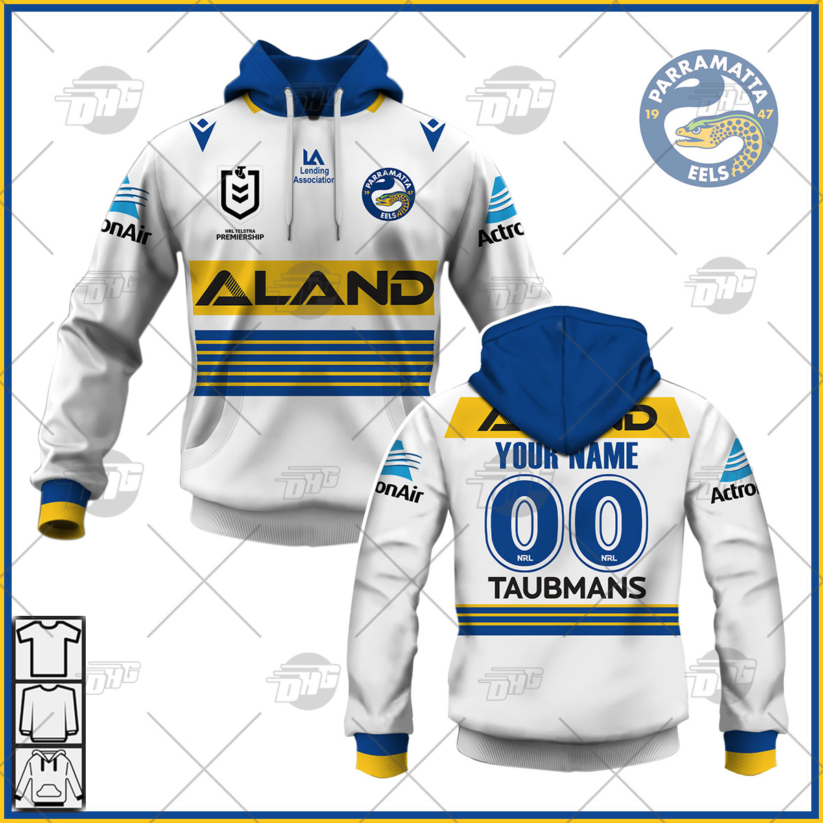 Personalise NRL Parramatta Eels 2022 Alternate 