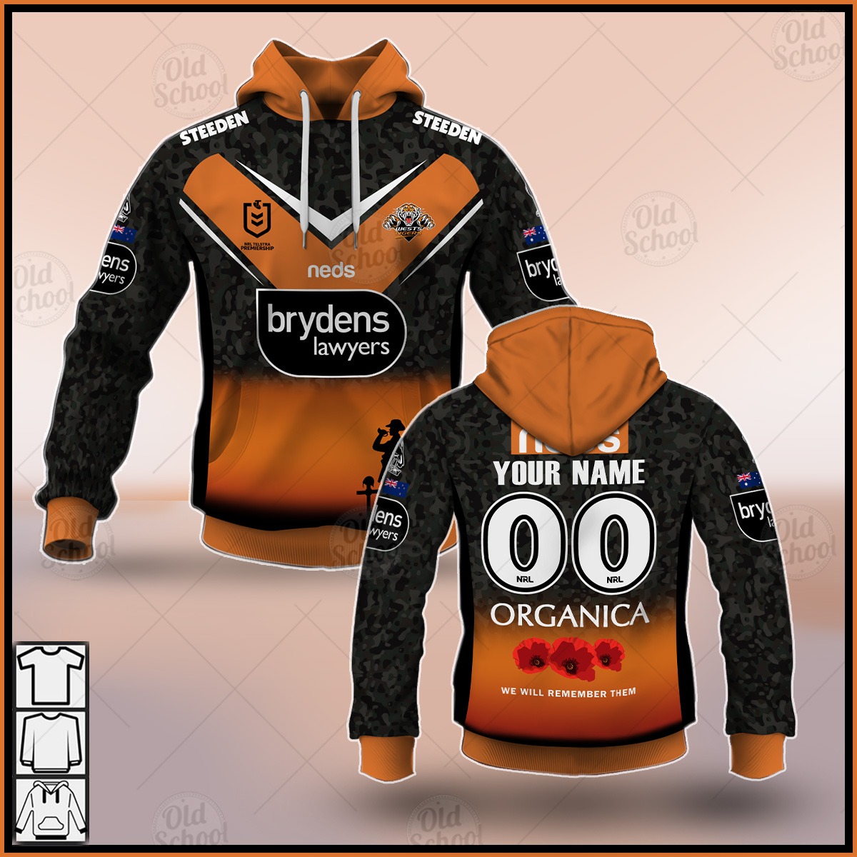 Custom Made NRL Wests Tigers On Field Indigenous  2021