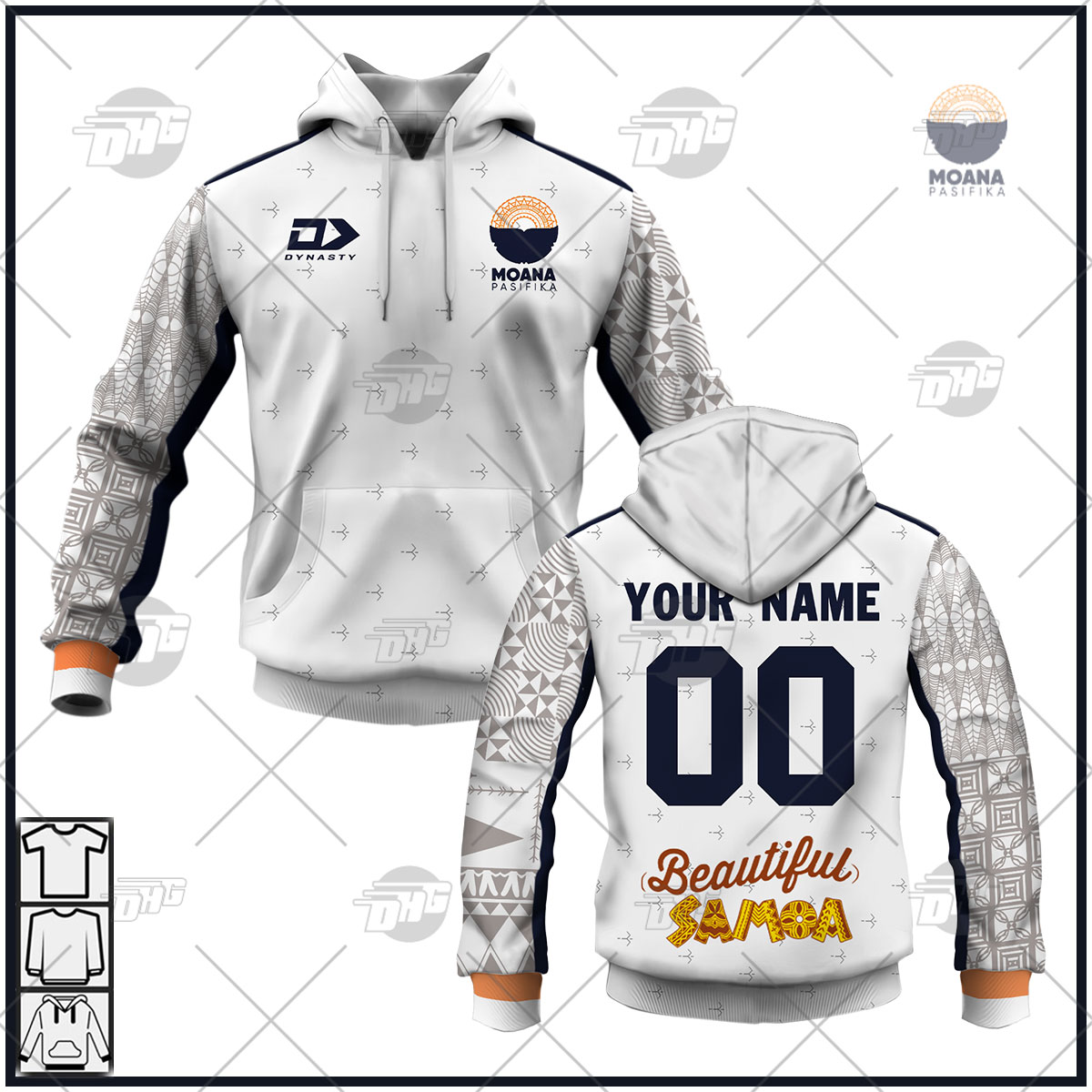 Personalized NRL Wests Tigers Hooded Gaiter Scarf Hooded Gaiter NRL