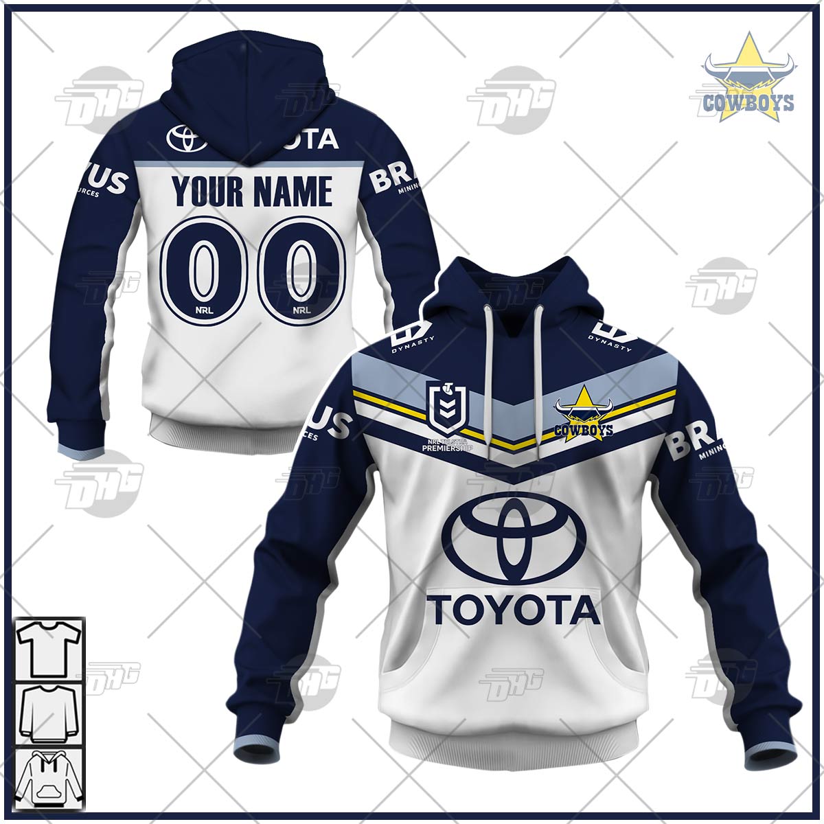 Personalised NRL Newcastle Knights 2023 Home 