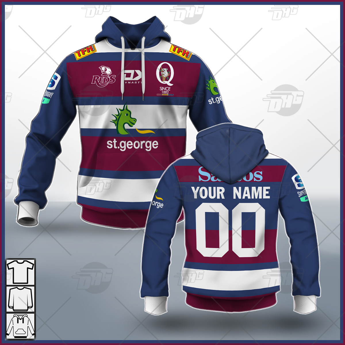 Personalised Otago Highlanders Super Rugby Alternate
