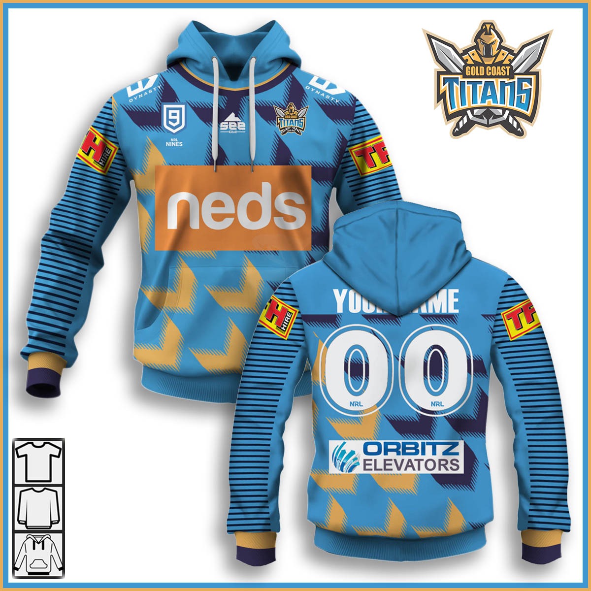 Personalized your name and number Newcastle Knights  1988