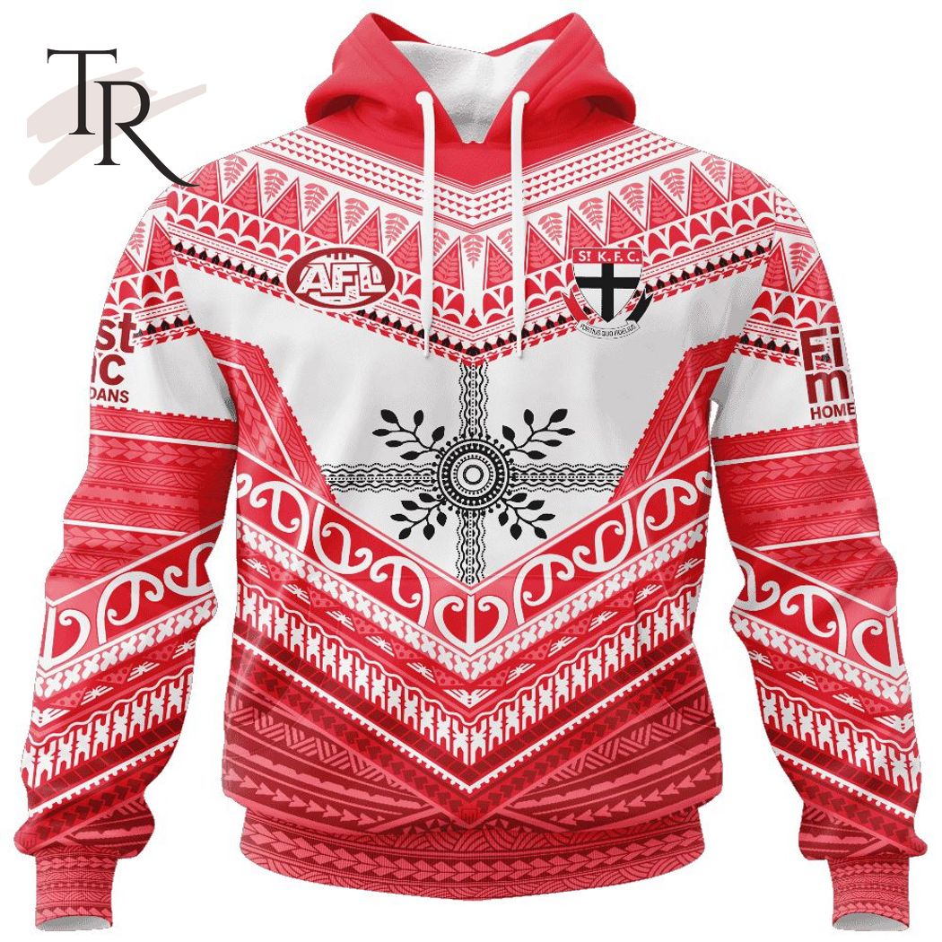 Personalized AFL Port Adelaide Football Club Special Pasifika Design Hoodie 3D