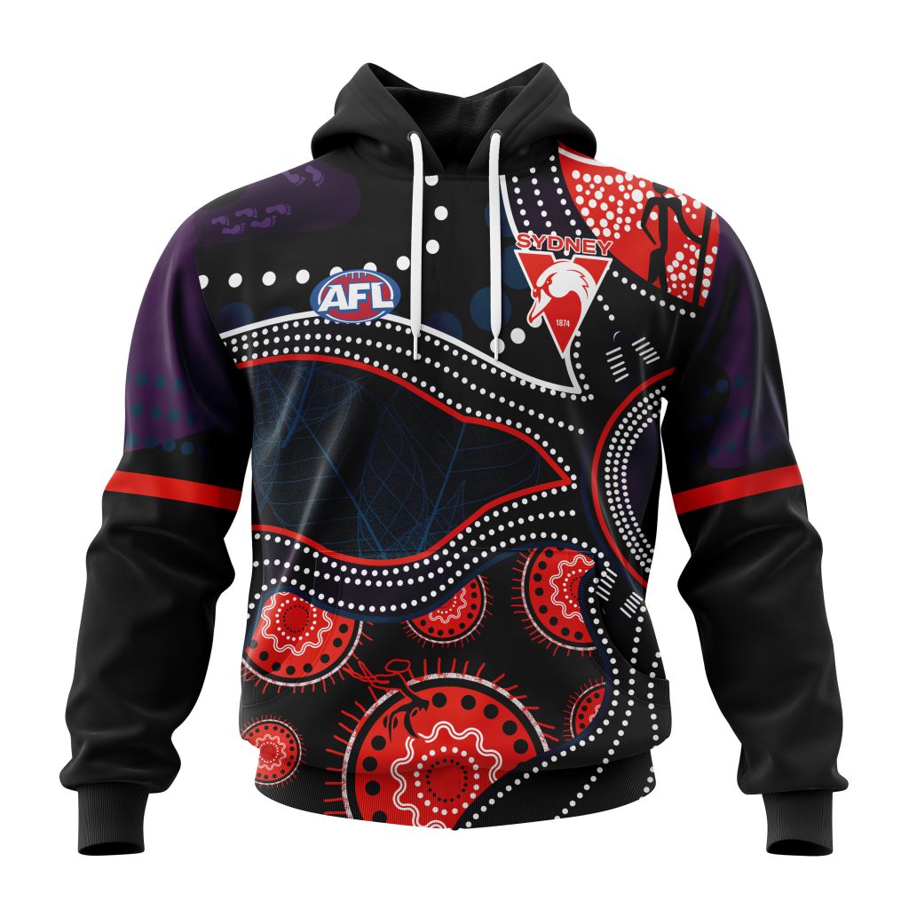 Personalized AFL Carlton Football Club Specialized Indigenous Concepts Unisex Tshirt