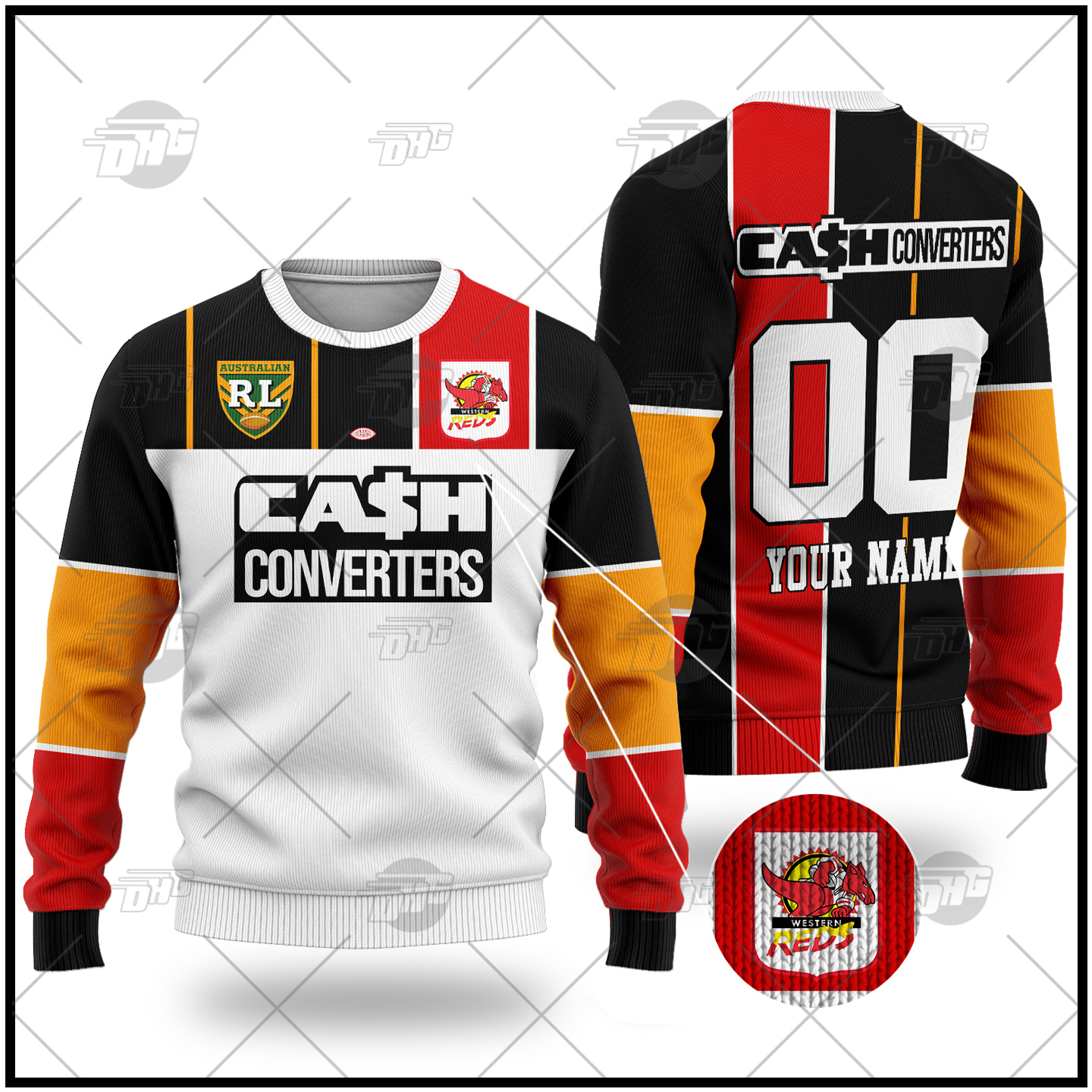 Personalise Canterbury Crusaders Super Rugby 2022 Away 