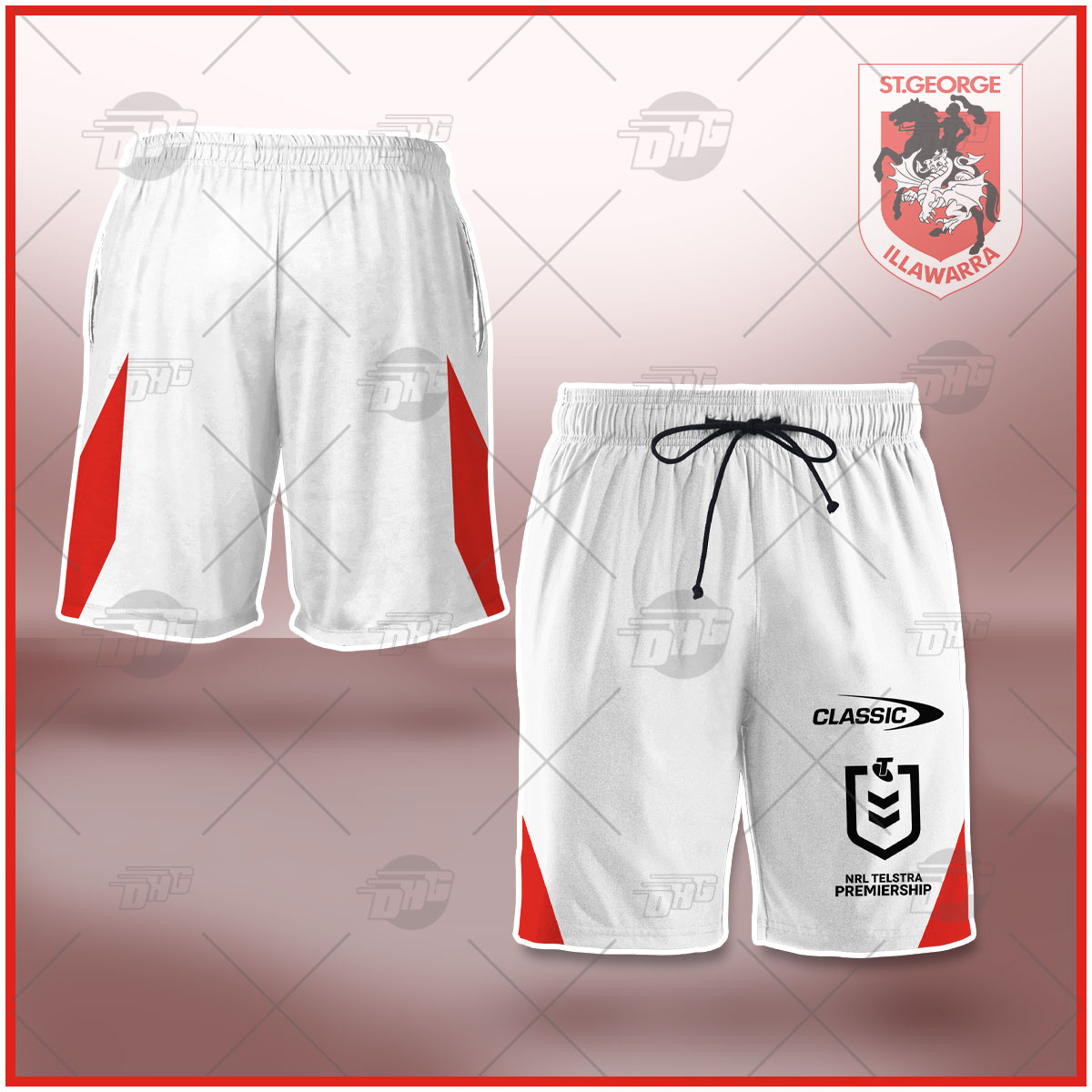 Sydney Roosters NRL 2021 Home Rugby Short