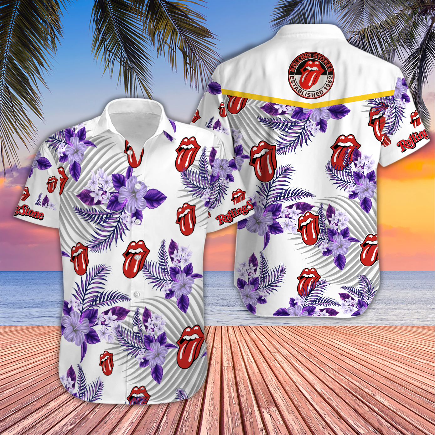 The Rolling Stones Hawaiian Shirt Ver1 